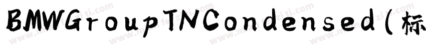 BMWGroupTN Condensed (标题)字体转换